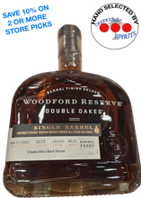 Load image into Gallery viewer, WOODFORD RESERVE DOUBLE OAKED SINGLE BARREL BARREL PROOF