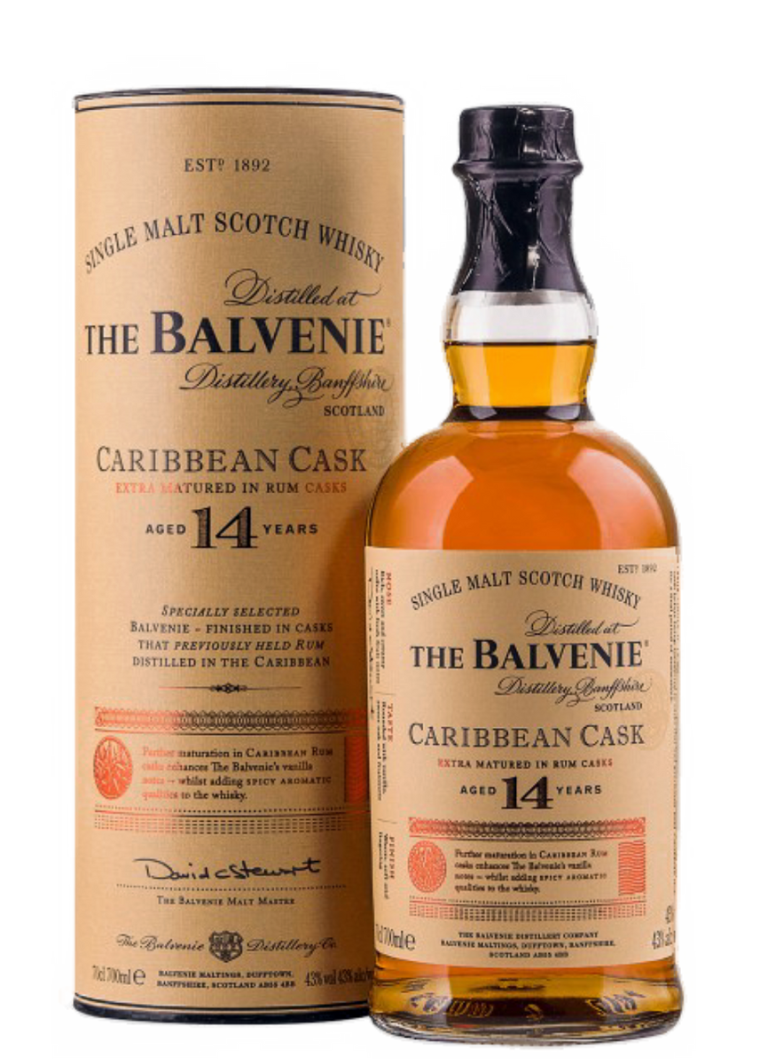 BALVENIE SCOTCH 14 YEAR CARIBBEAN CASK Creekville Spirits