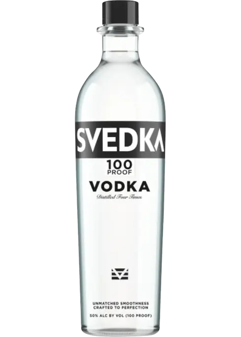 SVEDKA VODKA 100 PROOF