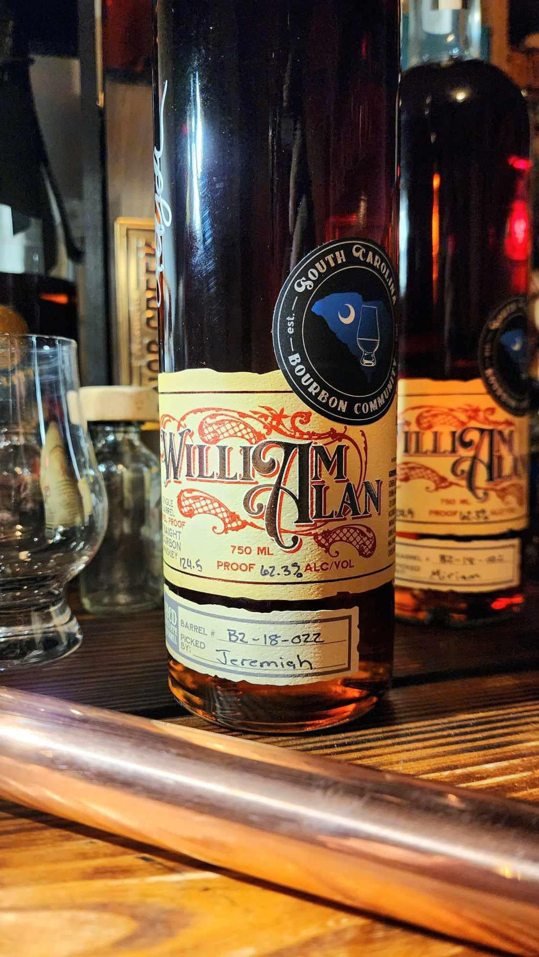 WILLIAM ALAN BOURBON SCBC BARREL