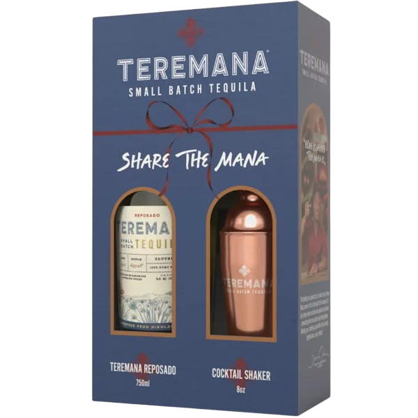 TEREMANA TEQUILA REPOSADO W/ SHAKER GIFT SET