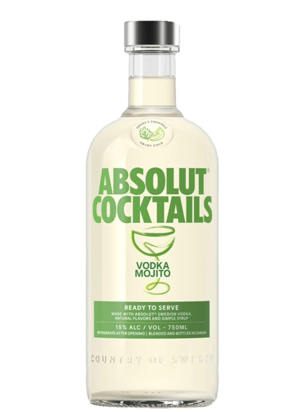 ABSOLUT COCKTAILS VODKA MOJITO