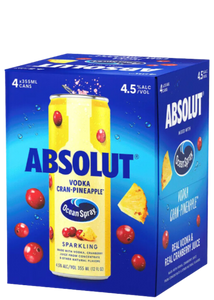 ABSOLUT OCEAN SPRAY VODKA CRAN-PINEAPPLE