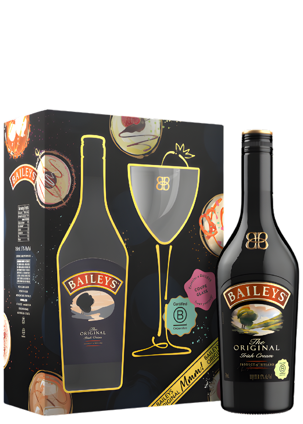 BAILEYS W/ TREAT GLASS GIFT SET
