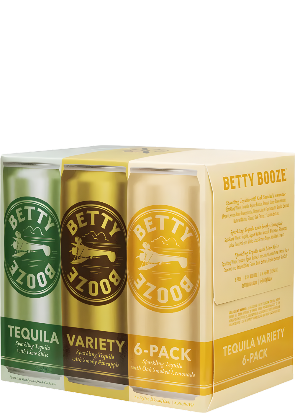 BETTY BOOZE SPARKLING TEQUILA VARIETY