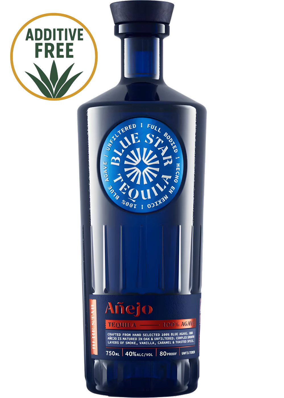 BLUE STAR ANEJO TEQUILA