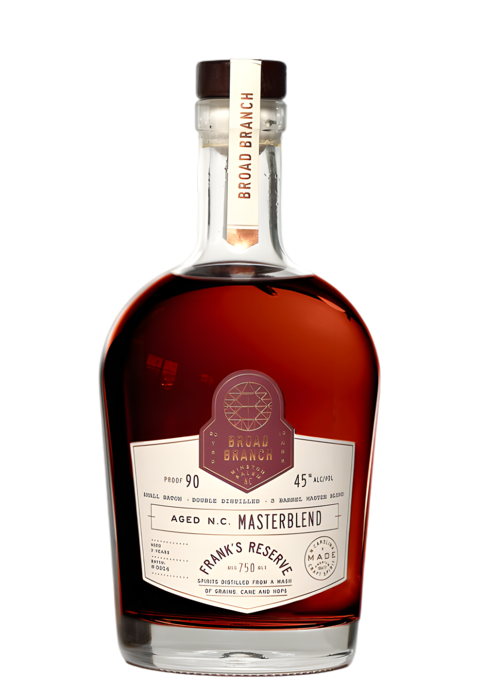BROAD BRANCH FRANKS RESERVE BLENDED WHISKEY
