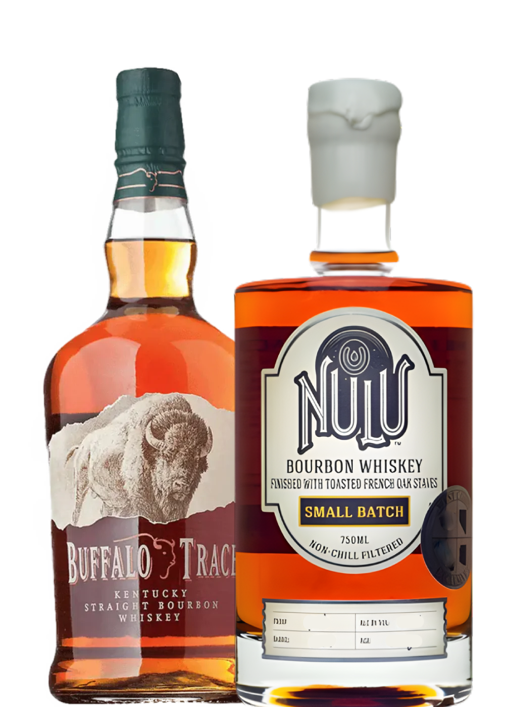 BUFFALO TRACE ,  NULU FRENCH OAK RESERVE BOURBON 6 YEAR BUNDLE