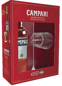 CAMPARI W/ GLASS & STIRRER GIFT SET