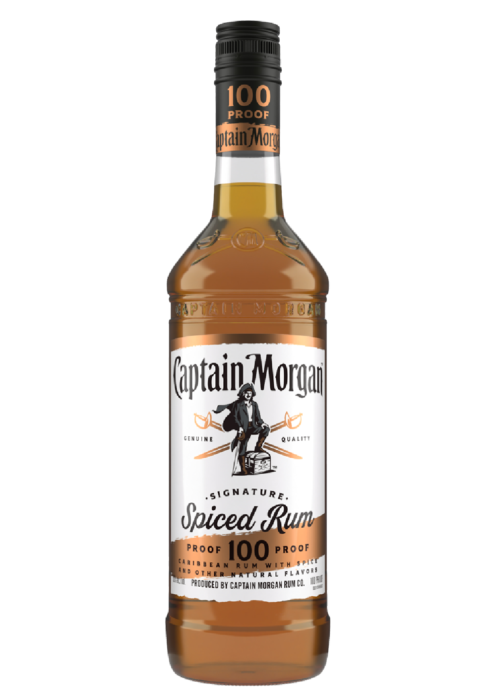 CAPTAIN MORGAN SPICED RUM 100 PROOF