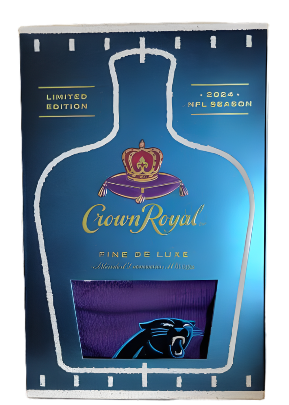 CROWN ROYAL CAROLINA PANTHERS JERSEY BAG