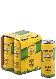 CUTTY SARK SCOTCH WHISKY & GINGER ALE