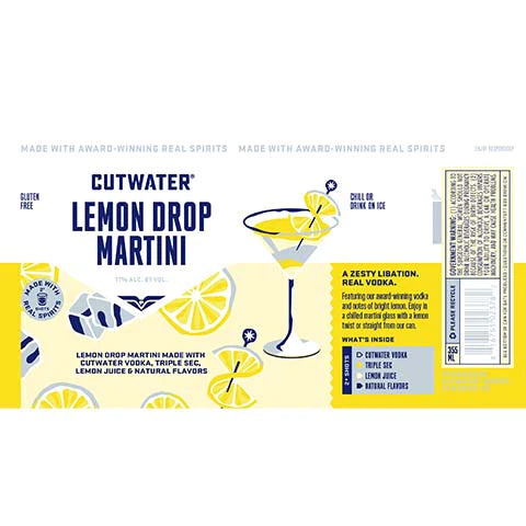 CUTWATER LEMON DROP MARTINI