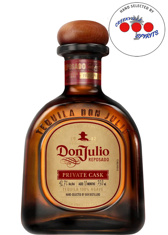 DON JULIO REPOSADO CREEKVILLE SPIRITS SINGLE BARREL PRIVATE CASK