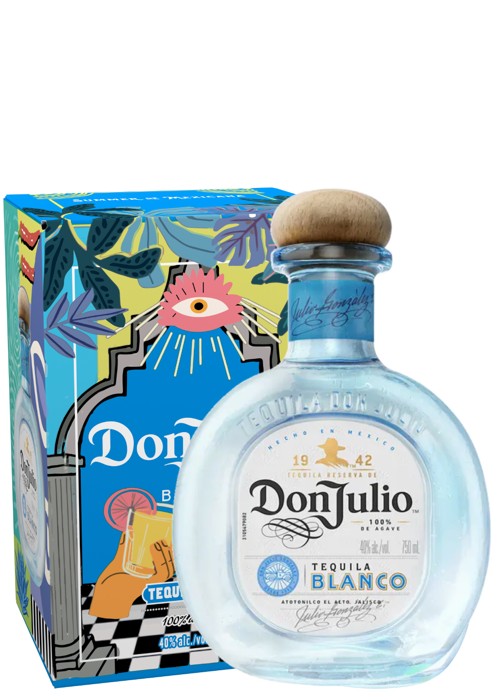 DON JULIO BLANCO TEQUILA SUMMER ARTIST BOX
