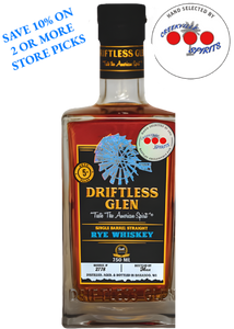 DRIFTLESS GLEN CREEKVILLE SINGLE BARREL RYE