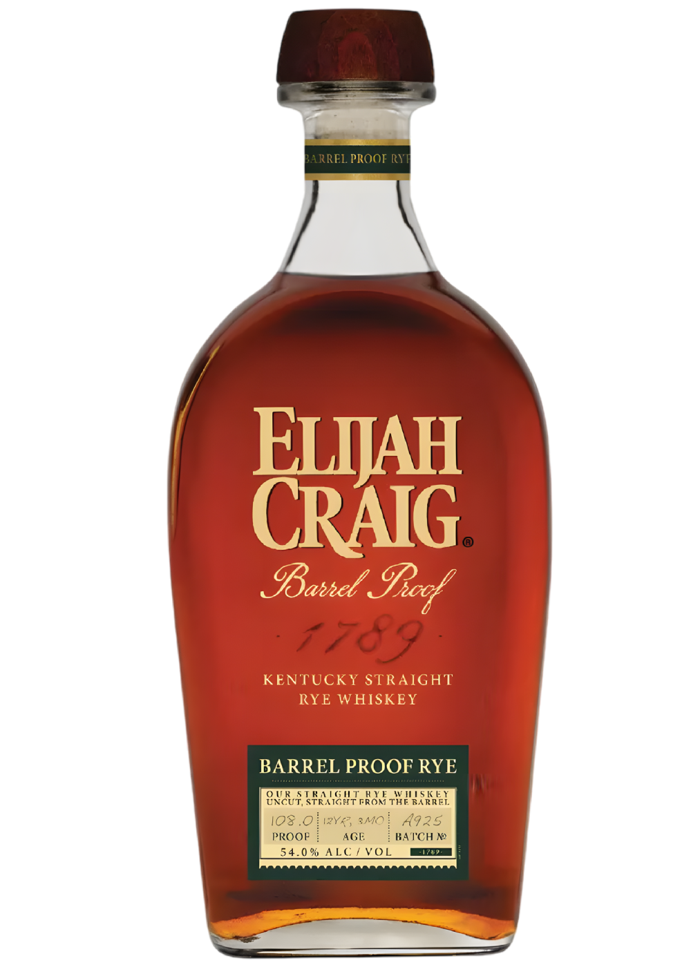 ELIJAH CRAIG RYE BARREL PROOF