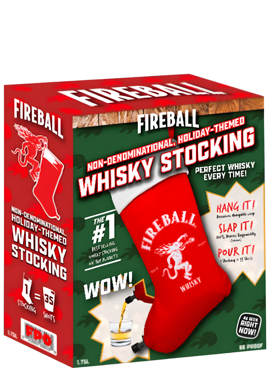 FIREBALL HOLIDAY STOCKING