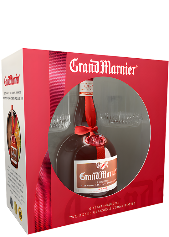 GRAND MARNIER W/ ROCKS GLASSES GIFT SET