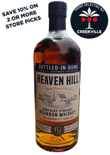 Load image into Gallery viewer, HEAVEN HILL 7 YEAR BOTTLED IN BOND SINGLE BARREL
