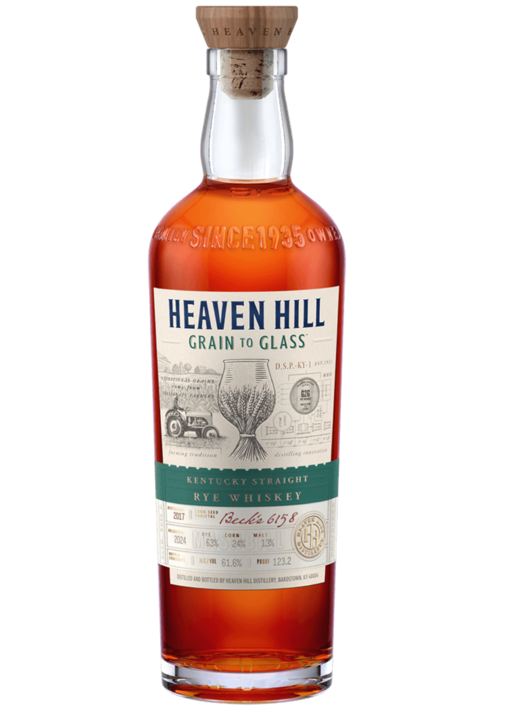 HEAVEN HILL GRAIN TO GLASS RYE