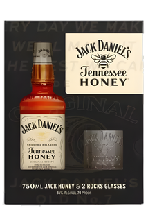 JACK DANIELS TENNESSEE HONEY W/ 2 GLASSES