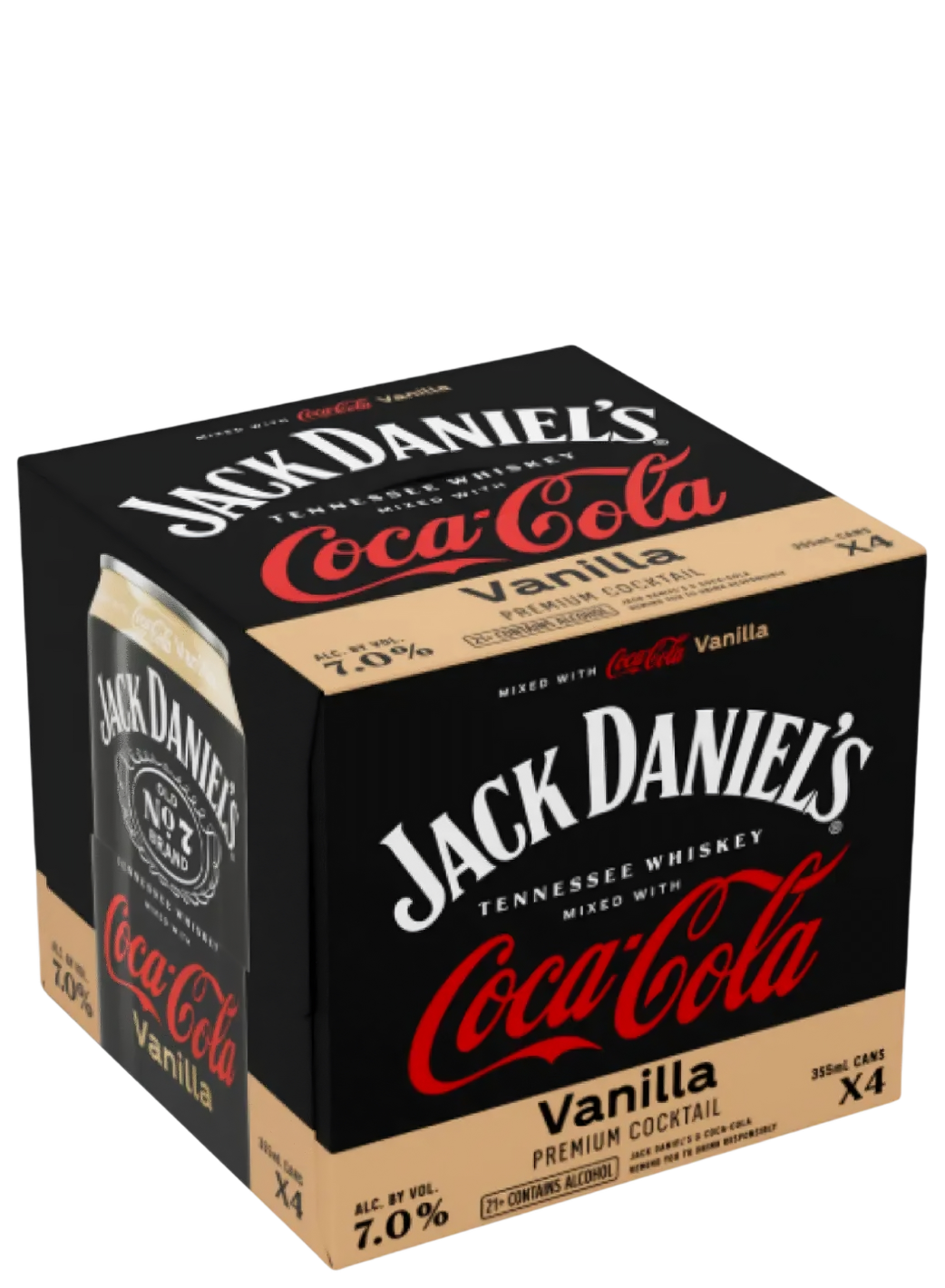 JACK DANIELS WHISKEY & VANILLA COKE