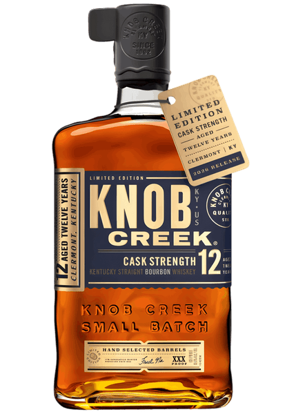 KNOB CREEK BOURBON WHISKEY 12 YEAR CASK STRENGTH
