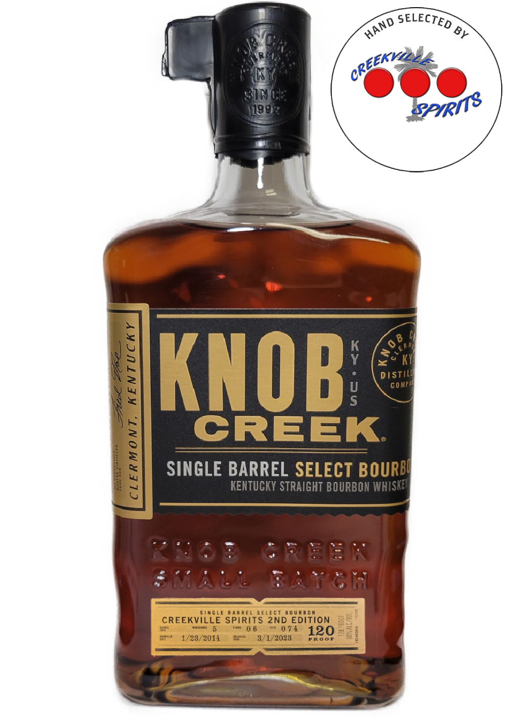 Hand Barrel Single Barrel Kentucky Straight Bourbon Whiskey