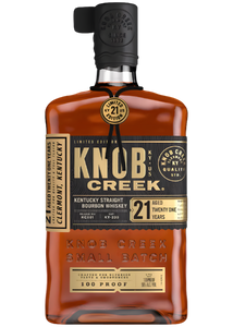 KNOB CREEK BOURBON WHISKEY 21 YEAR