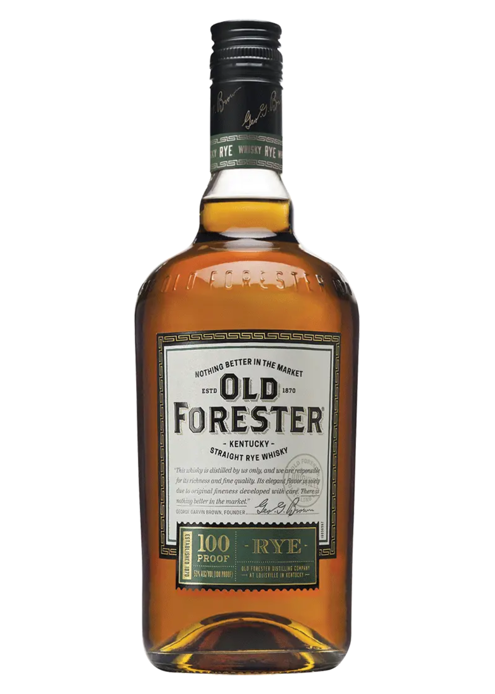 OLD FORESTER RYE