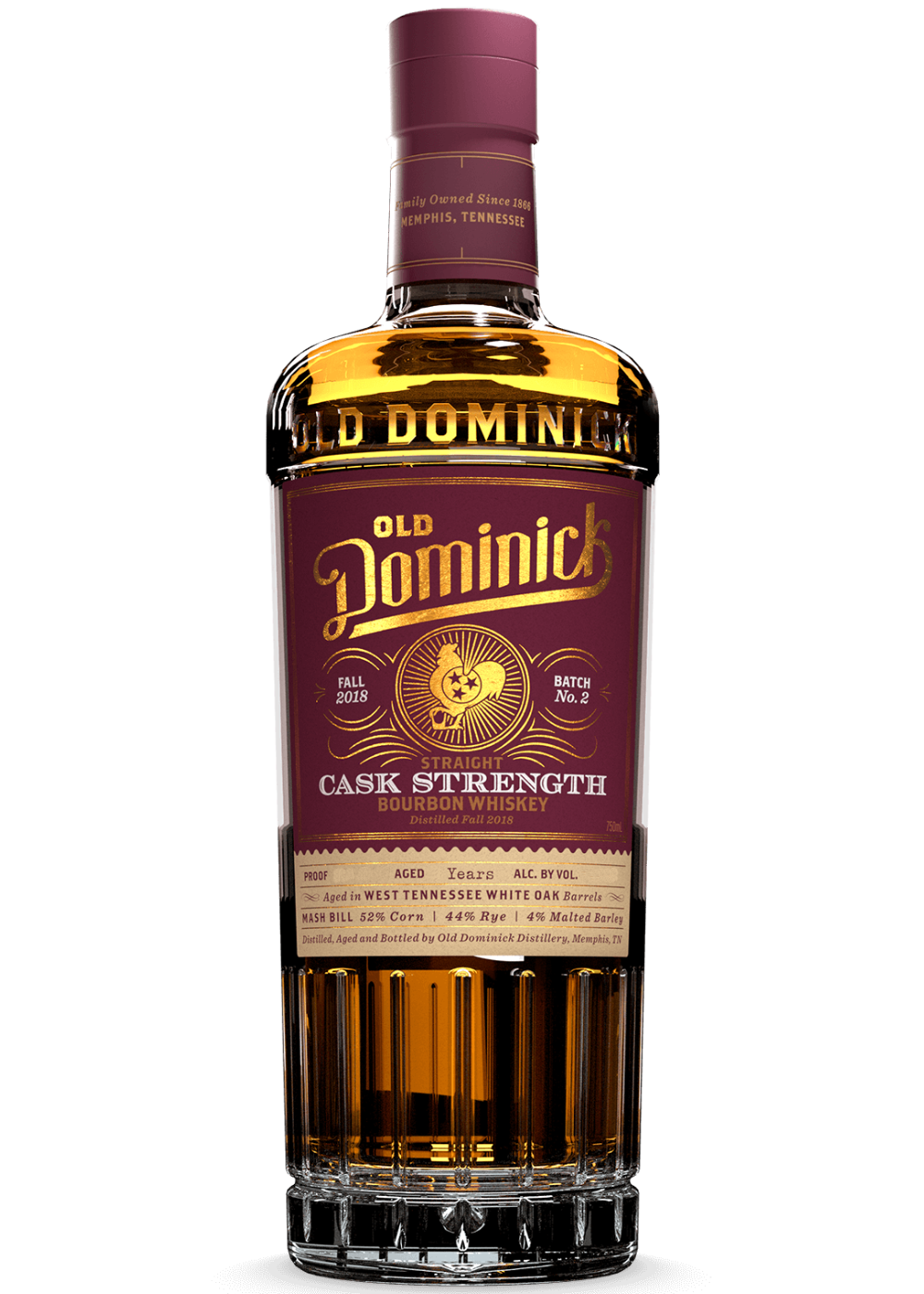 OLD DOMINICK BOURBON CASK STRENGTH