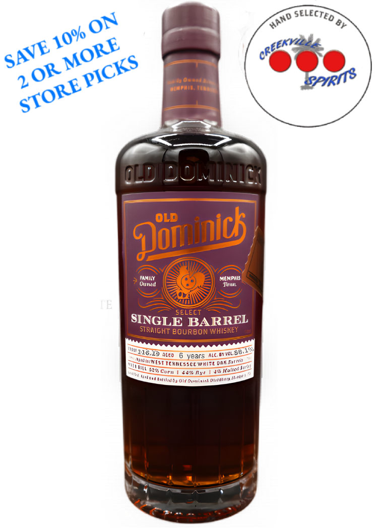 OLD DOMINICK BOURBON CREEKVILLE SINGLE BARREL CASK STRENGTH