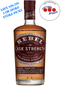 REBEL CASK STRENGTH SINGLE BARREL CREEKVILLE SPIRITS