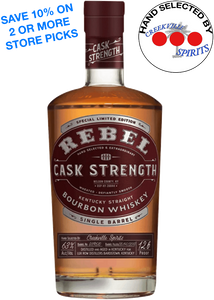 REBEL CASK STRENGTH SINGLE BARREL CREEKVILLE SPIRITS