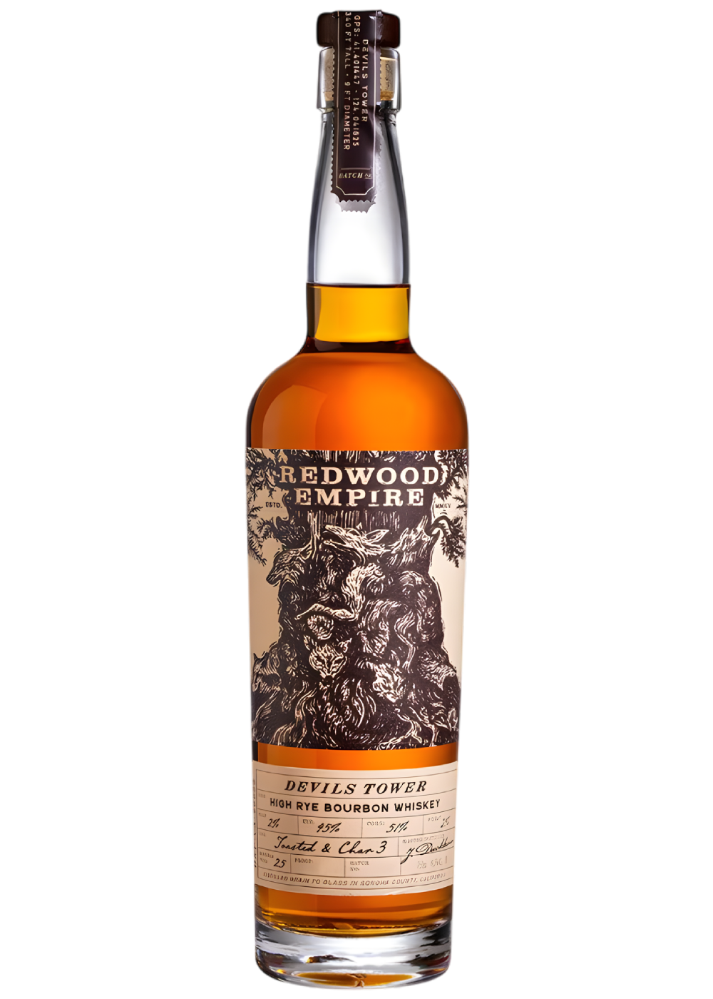 REDWOOD EMPIRE DEVILS TOWER HIGH RYE BOURBON