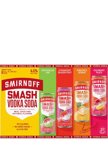 SMIRNOFF SMASH VODKA SODA VARIETY