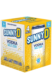 SUNNY D ORANGE PINEAPPLE VODKA SELTZER