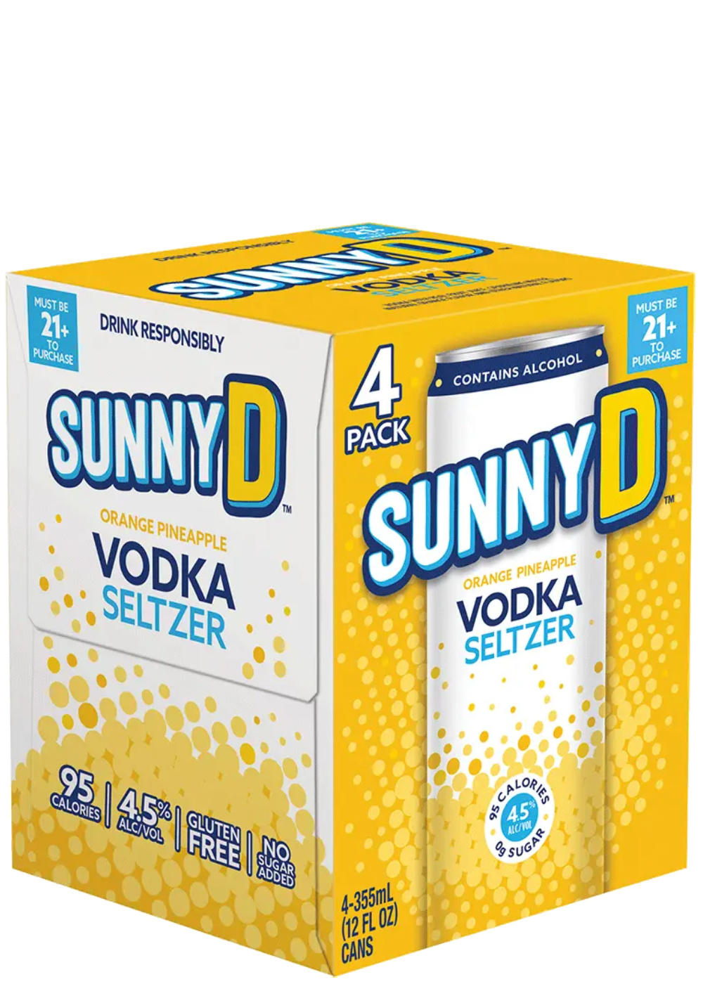 SUNNY D ORANGE PINEAPPLE VODKA SELTZER