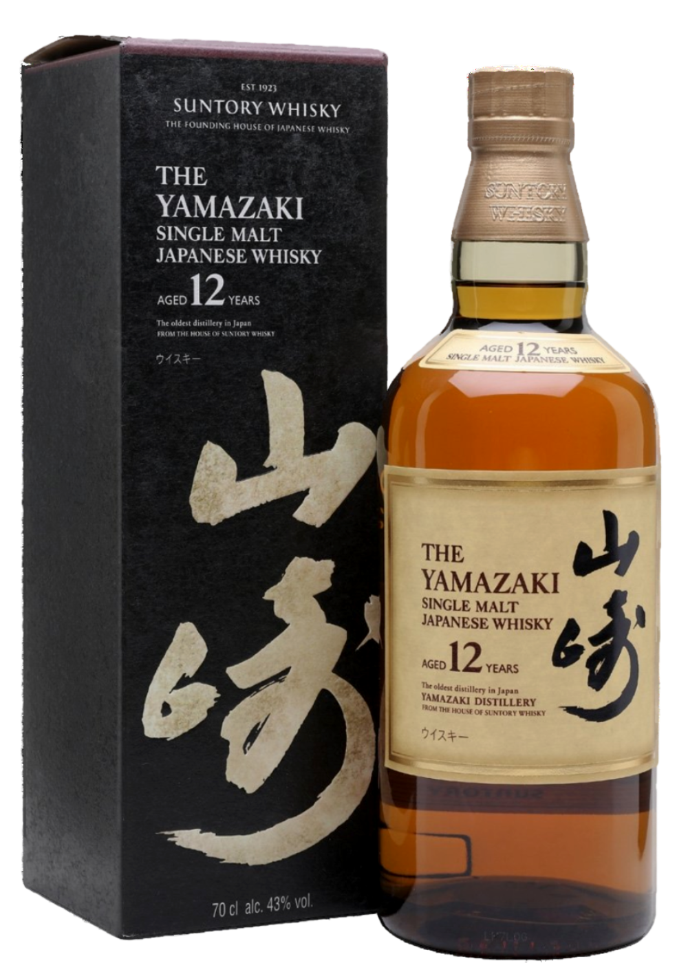 THE YAMAZAKI SINGLE MALT JAPANESE WHISKY 12YR