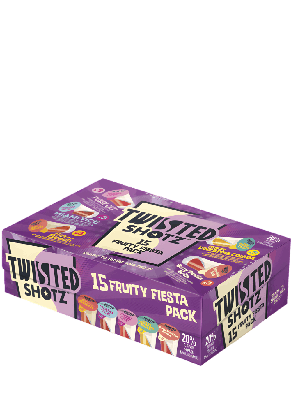TWISTED SHOTZ FRUITY FIESTA PACK – Creekville Spirits