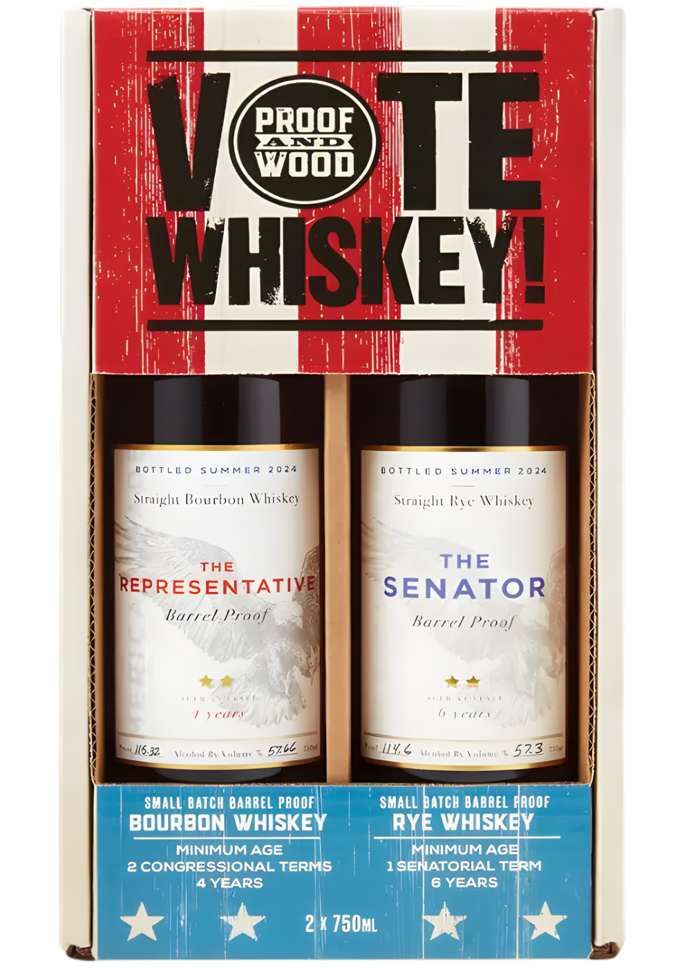 PROOF & WOOD VOTE WHISKEY GIFT SET