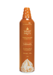 WHIP SHOTS CARAMEL VODKA INFUSED WHIPPED CREAM