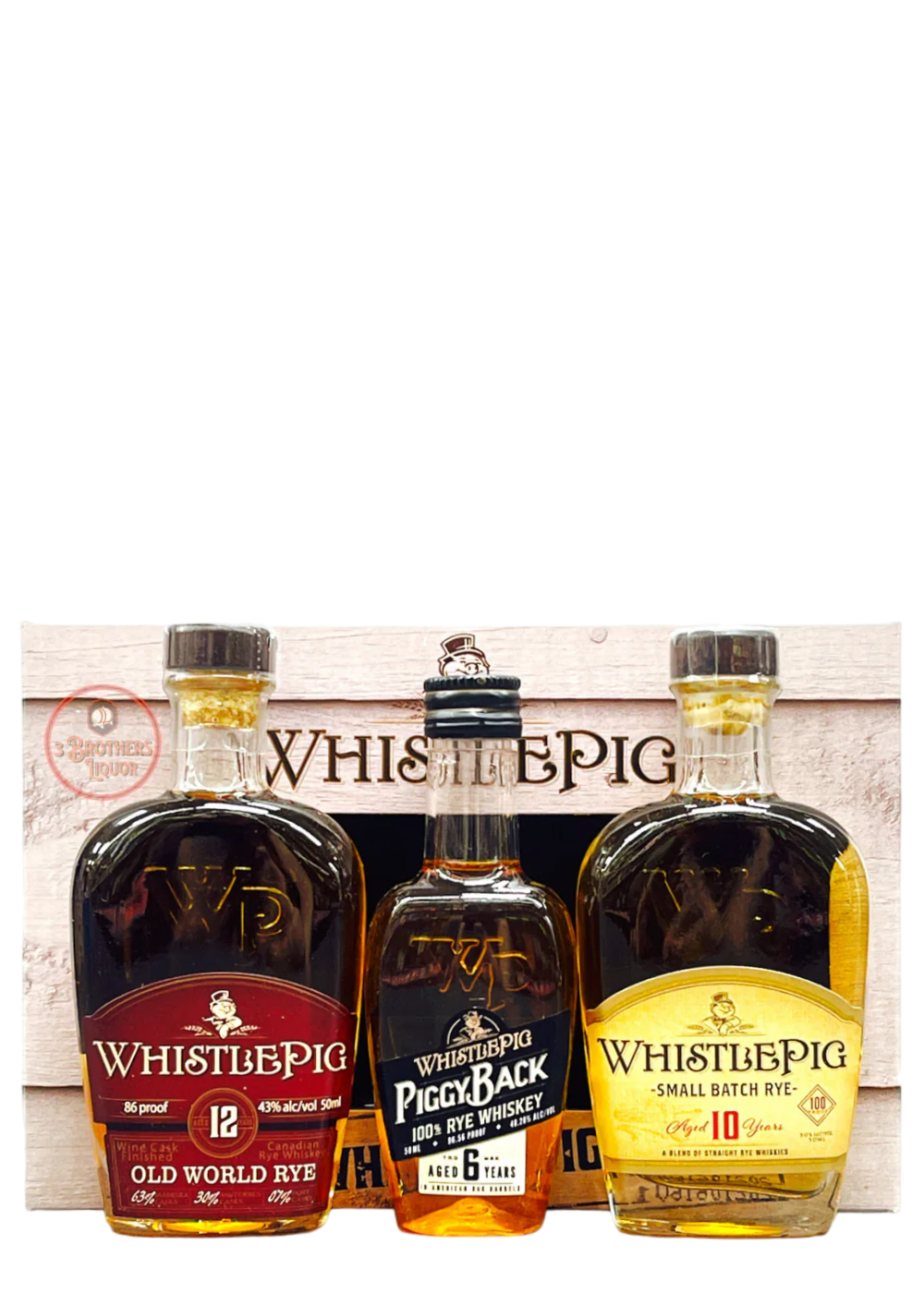 WHISTLEPIG RYE WHISKEY PIGLETS PACK