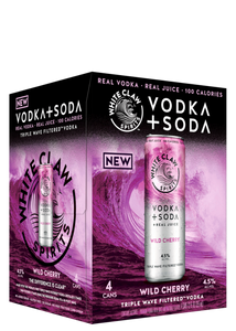 WHITE CLAW WILD CHERRY VODKA SODA