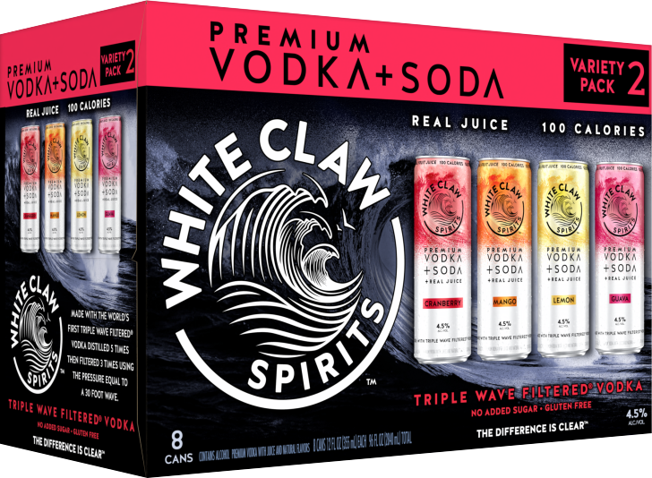 WHITE CLAW VODKA SODA VARIETY PACK 2.0