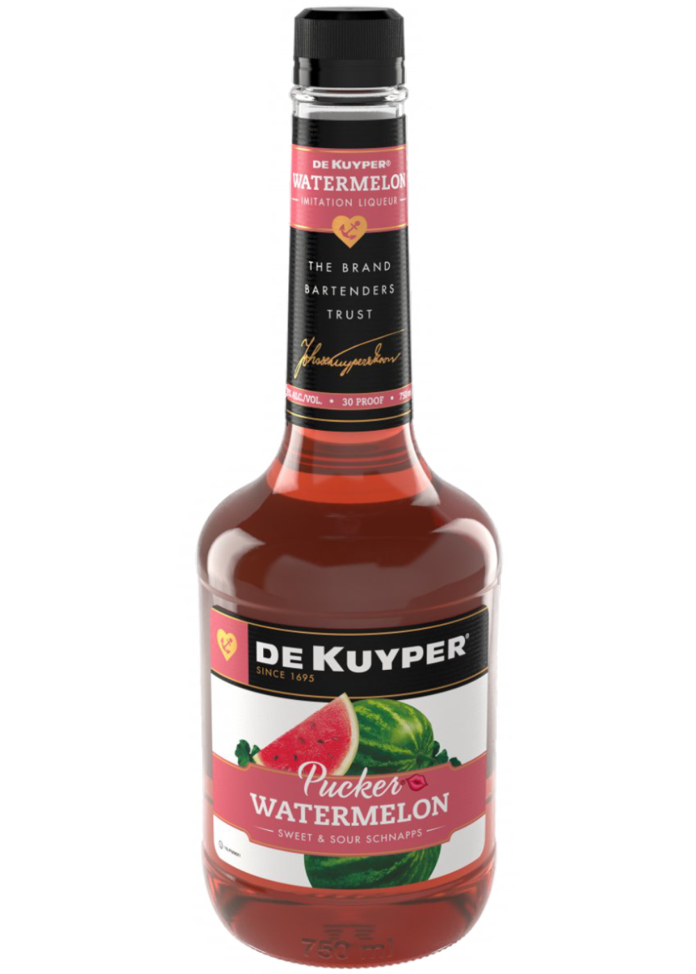 DEKUYPER WATERMELON PUCKER SCHNAPPS LIQUEUR