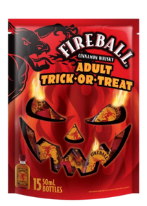 FIREBALL ADULT TRICK OR TREAT BAG