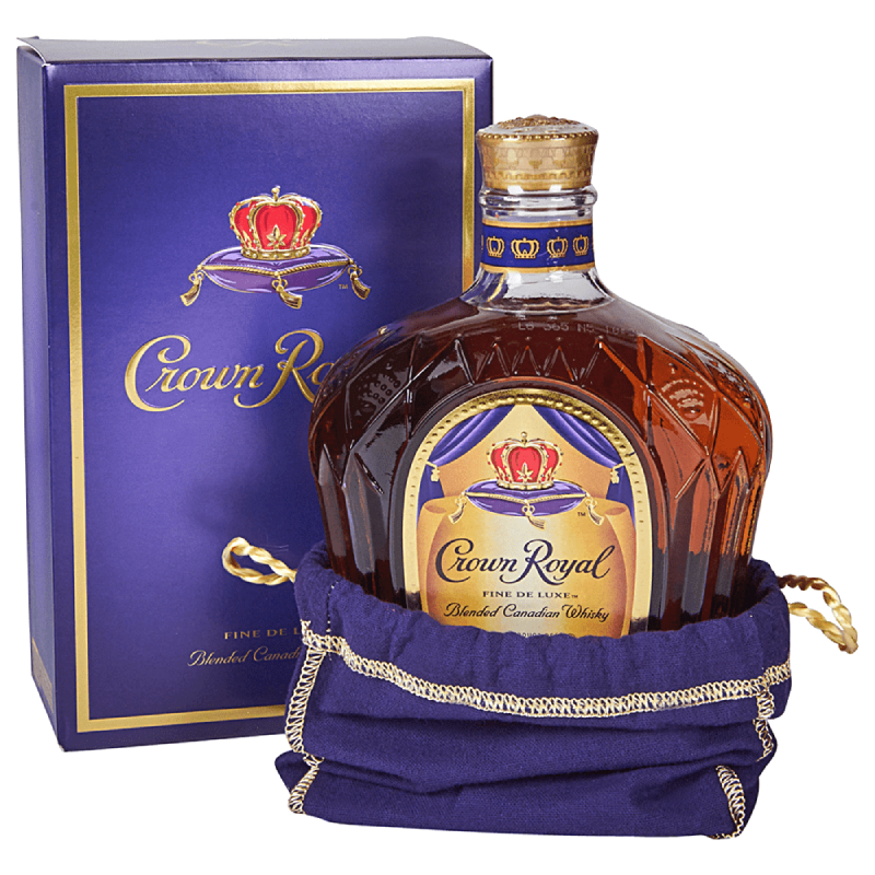 Crown Royal Blended Canadian Whisky 1L @ 40% abv 