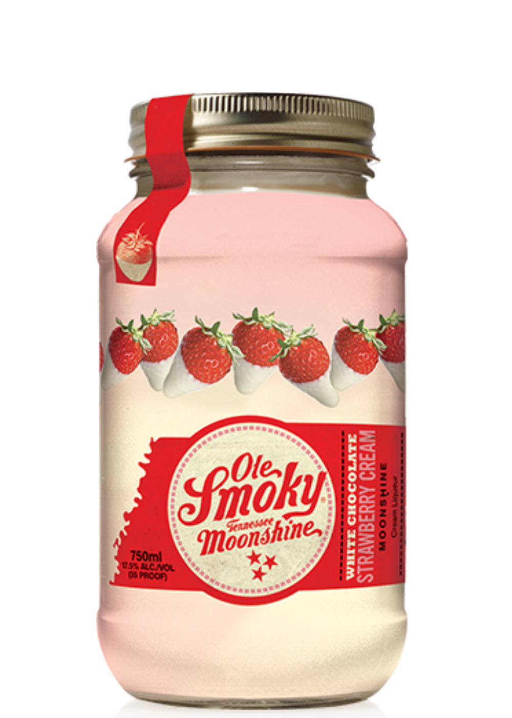 OLE SMOKY WHITE CHOCOLATE STRAWBERRY CREAM MOONSHINE